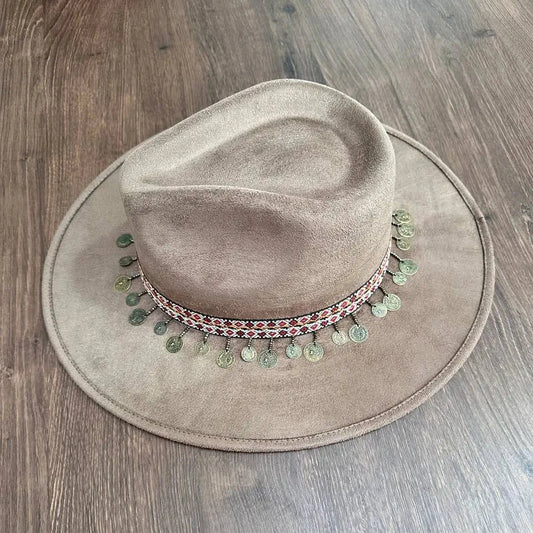 Sombrero Fedora marrón