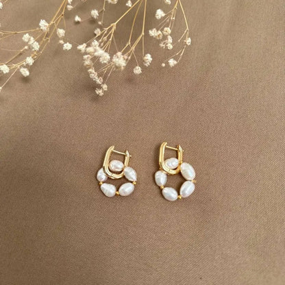 Aretes transformables perlas