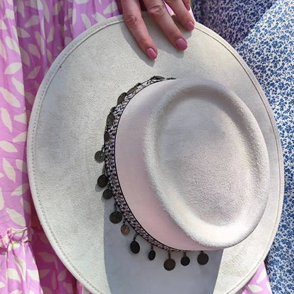 Sombrero beige claro