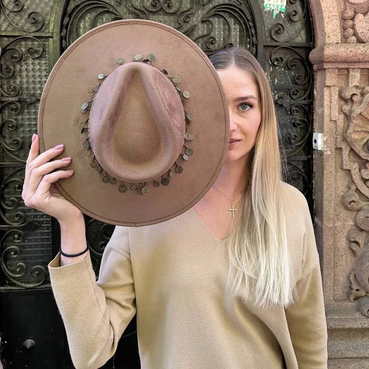 Sombrero Fedora Marrón Oscuro