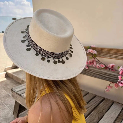 Sombrero beige claro