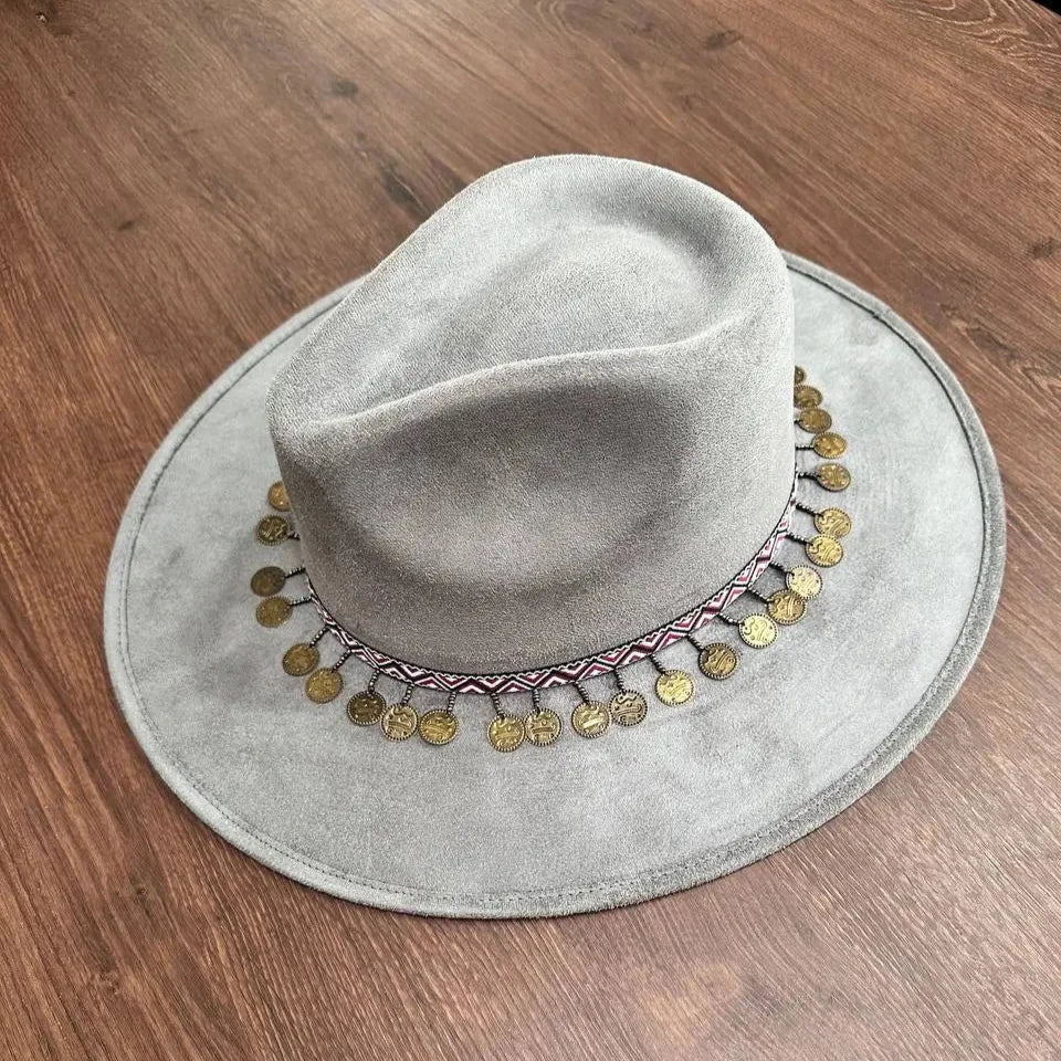 Sombrero Fedora Gris