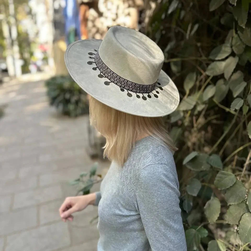 Sombrero beige claro