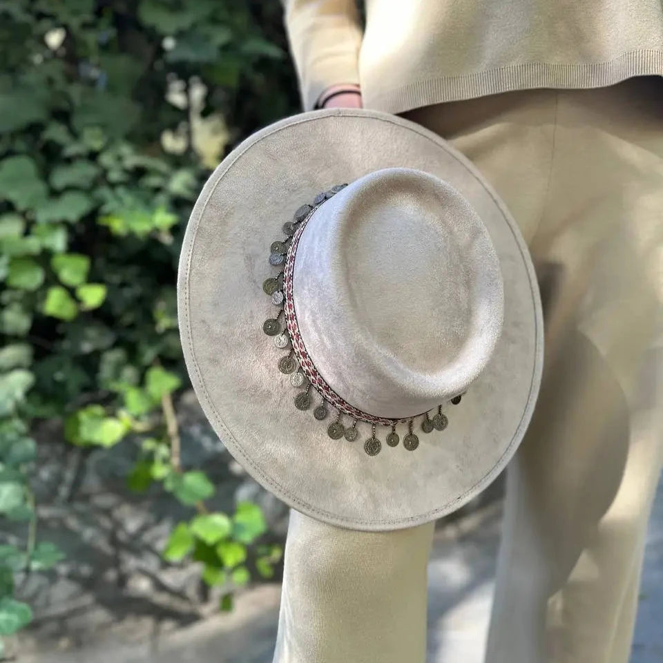 Sombrero beige claro