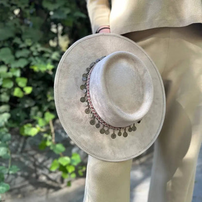 Sombrero beige claro