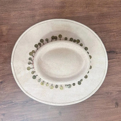 Sombrero beige claro